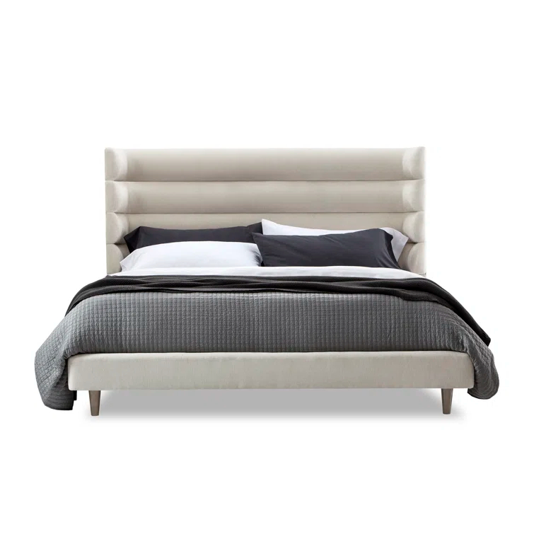 Ornette Upholstered Wingback Bed