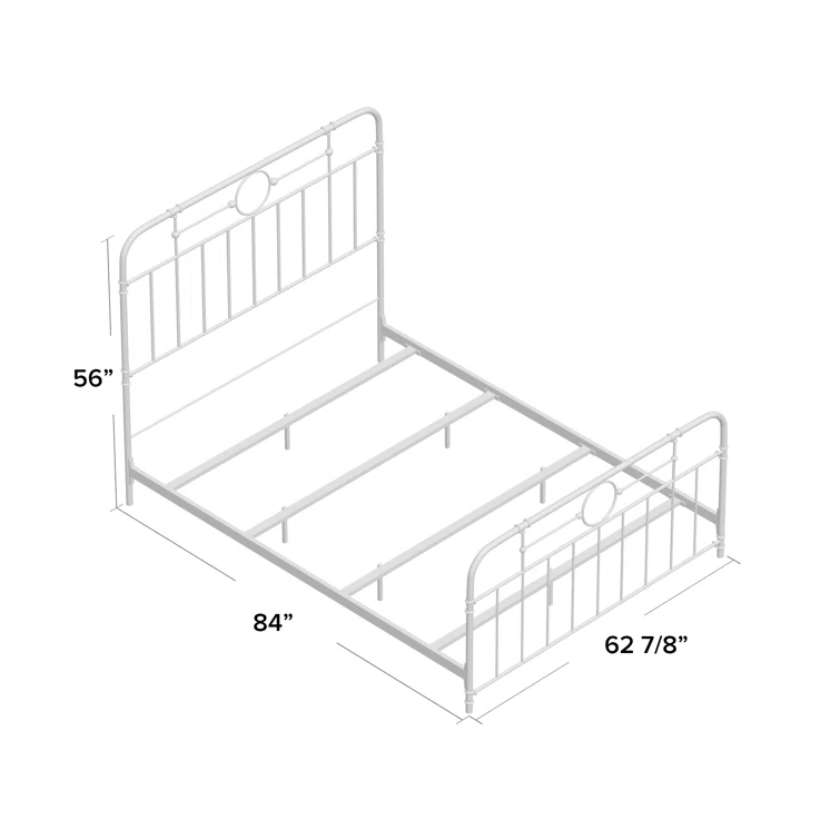 Bronny Metal Open-Frame Bed