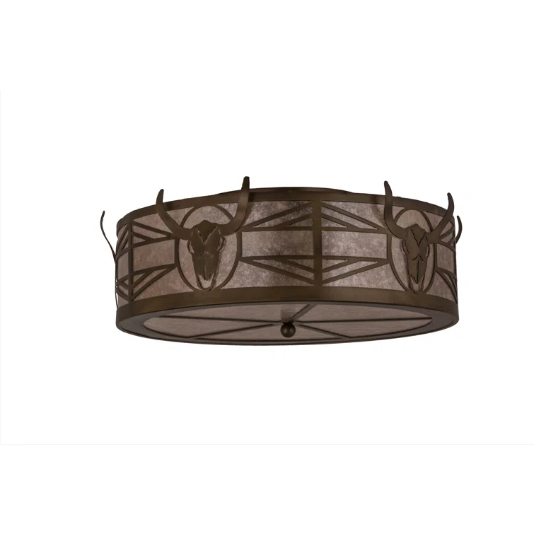 Glass Flush Mount