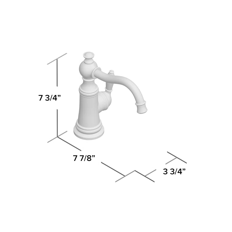 Weymouth Single Hole Bathroom Faucet With Drain Assembly