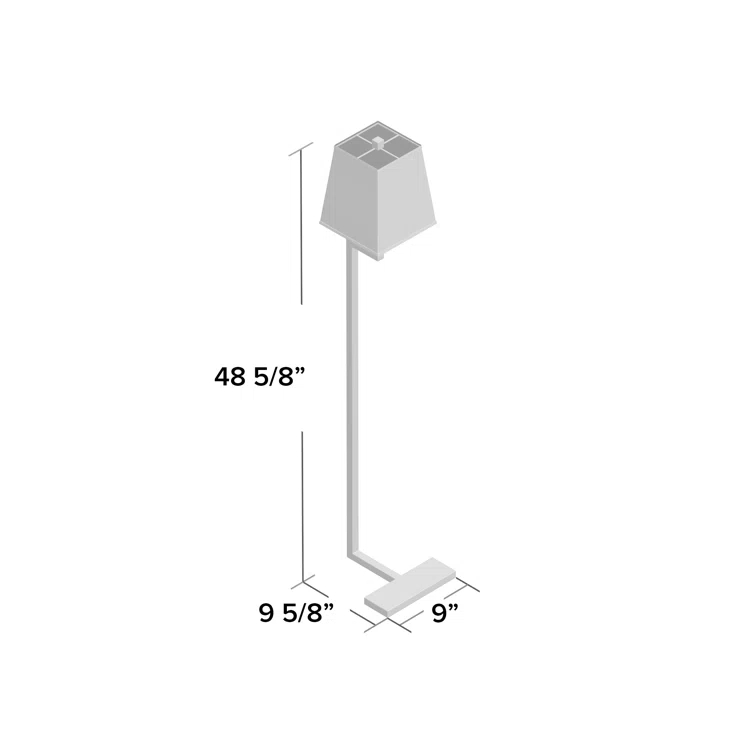 Doughnut 48.75'' Traditional Floor Lamp