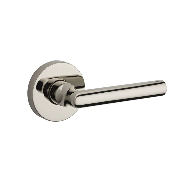 Tube Single Dummy Door Lever with Contemporary Round Rosette