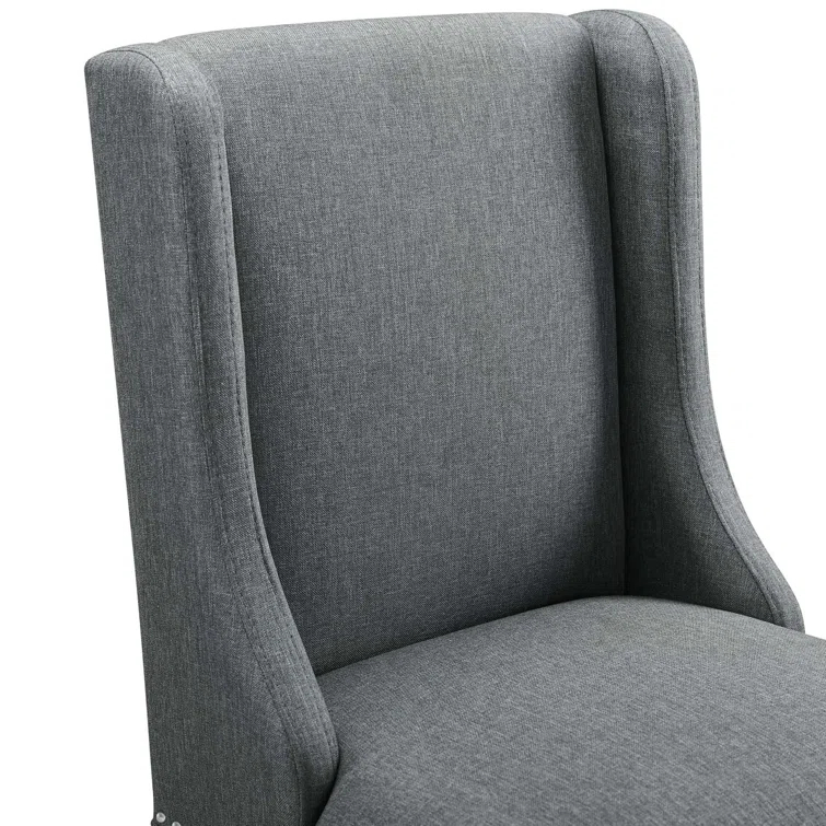 Modway Baron Upholstered Fabric Bar Stool
