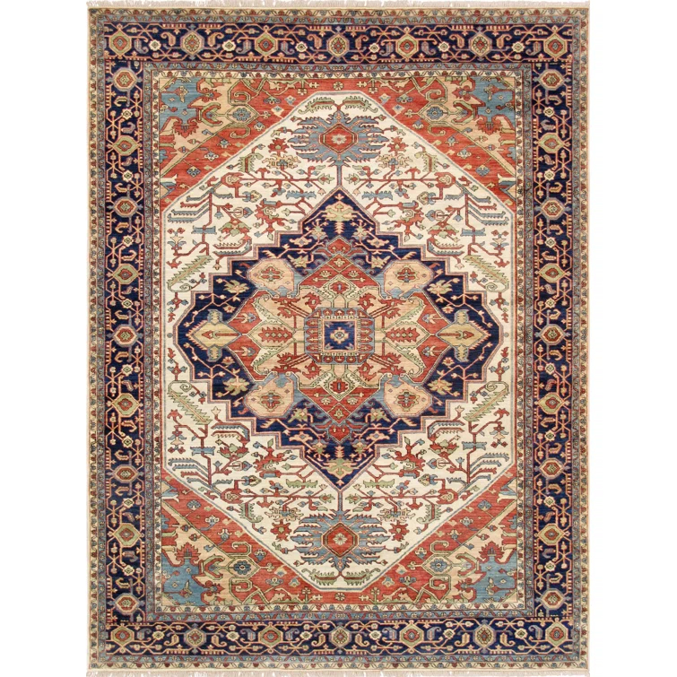 Serapi Hand Knotted Wool Oriental Rug