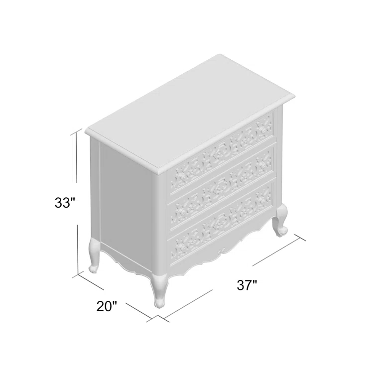 Hooker Furniture Chatelet 37'' W Nightstand