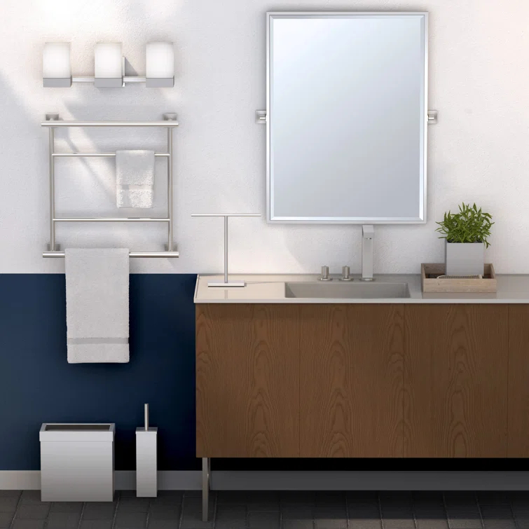 Freestanding Countertop Hand Towel Holder | 11.13"H x 10.50"W Weighted Base Towel Rack Stand