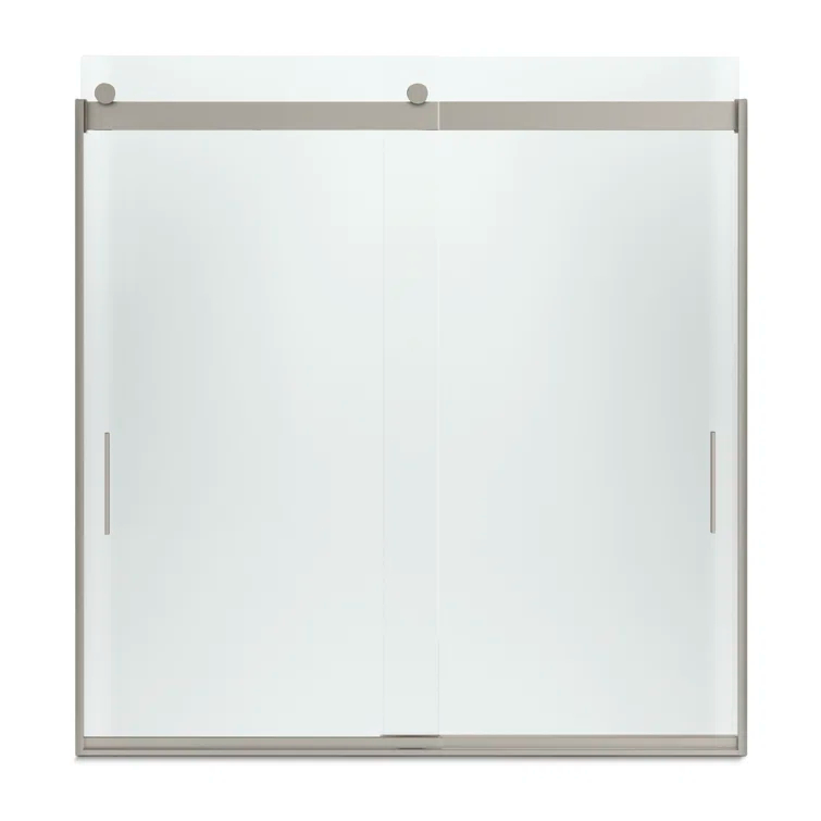 Levity 59.62" x 62" Bypass Bath Door with CleanCoat® Technology
