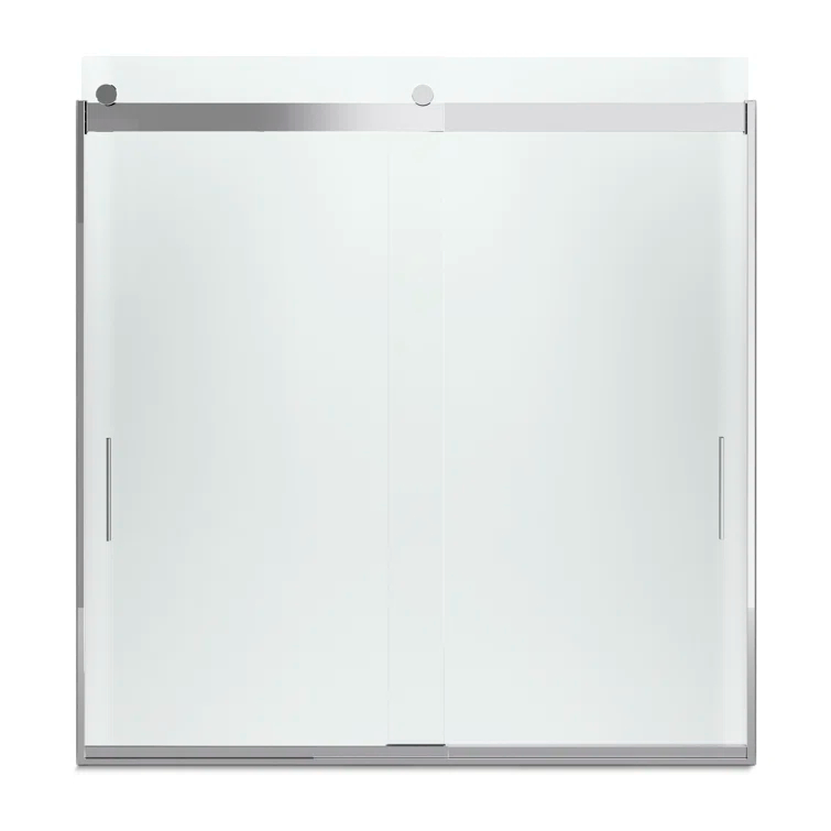 Levity 59.62" x 62" Bypass Bath Door with CleanCoat® Technology