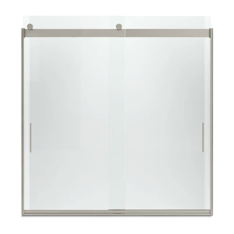 Levity 59.62" x 62" Bypass Bath Door with CleanCoat® Technology