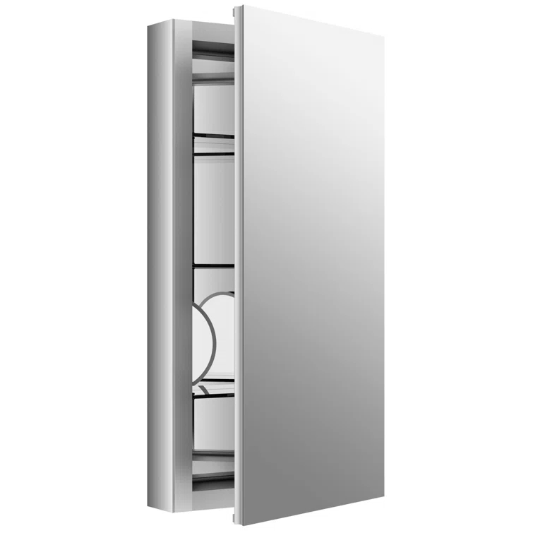 Verdera® 15" W x 30" H Aluminum Medicine Cabinet