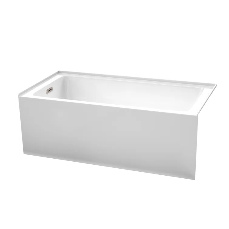Grayley 60'' x 30'' Alcove Soaking Acrylic Bathtub