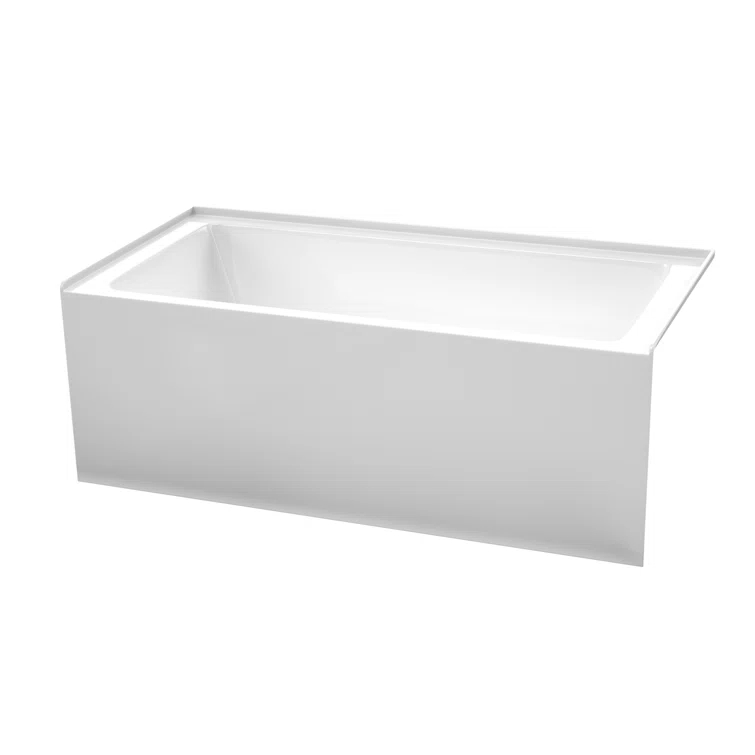 Grayley 60'' x 30'' Alcove Soaking Acrylic Bathtub