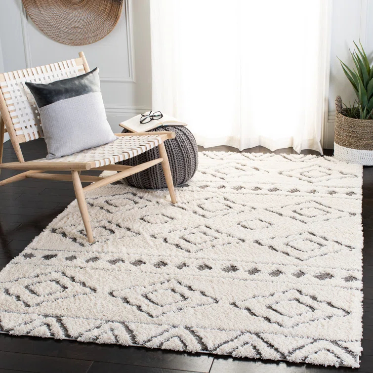 Albers Sparta Shag Geometric Indoor/Outdoor Rug