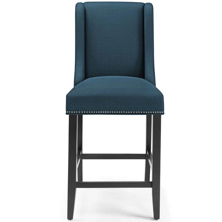 Modway Baron Upholstered Fabric Bar Stool