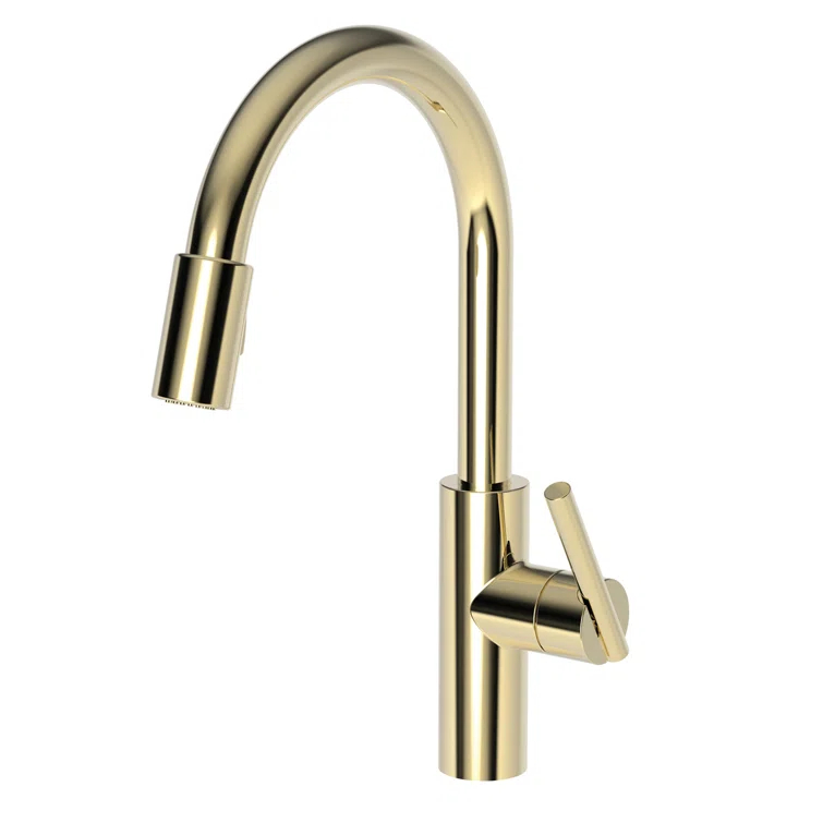 East Linear Pull Down Single Handle Kitchen Faucet