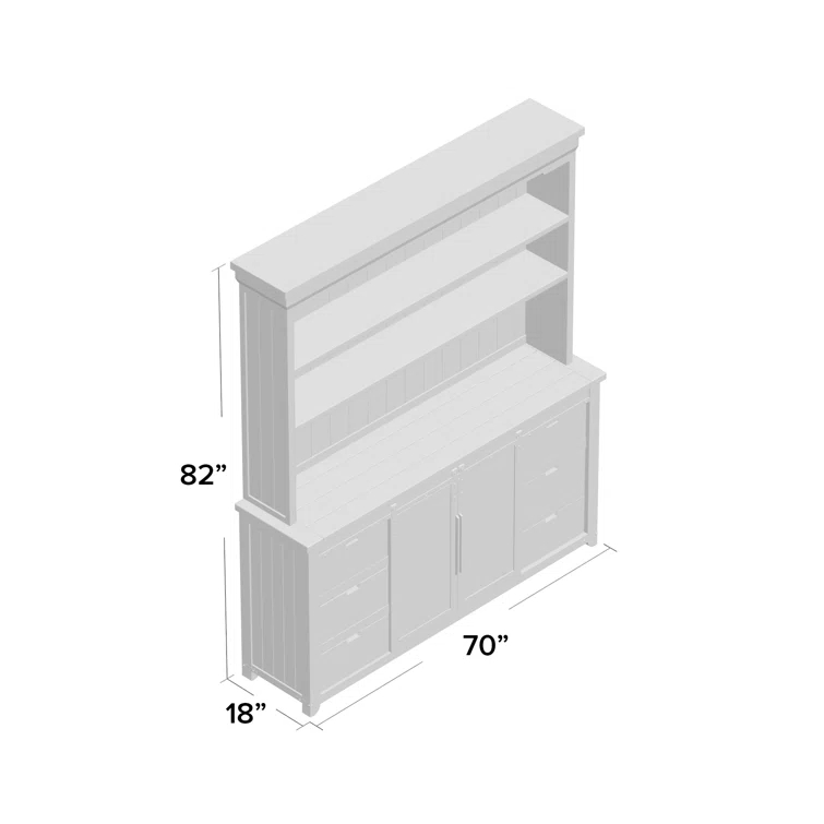 Hebden Sideboard with Bar Hutch
