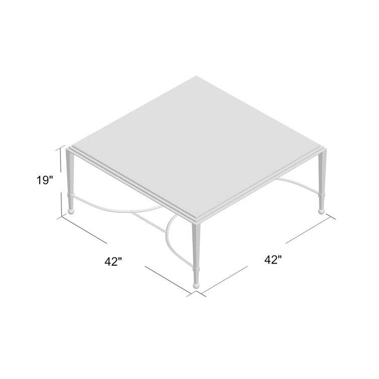 Metal Designs Sangiovese Cocktail Table