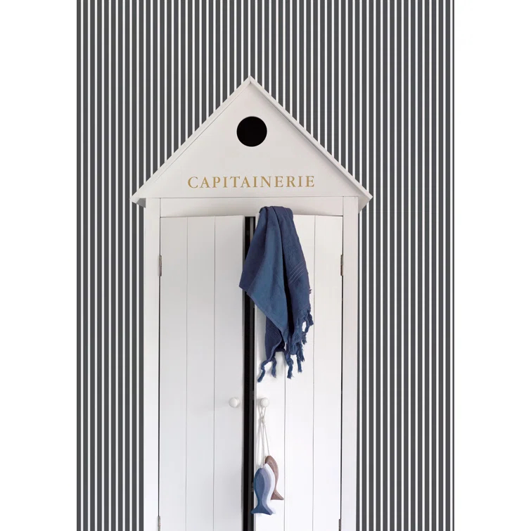 Smart Stripes 2 Butcher Stripe Wallpaper Roll