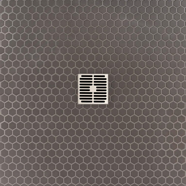 Slim 10.23" x 11.81" Matte Porcelain Floor and Wall Mosaic Tile