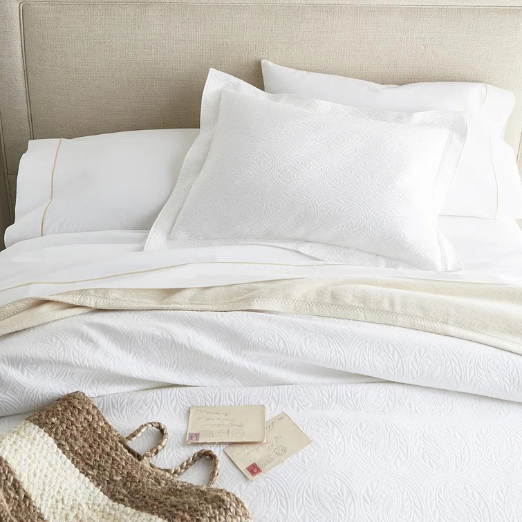 Dierking Traditional Cotton Floral Coverlet