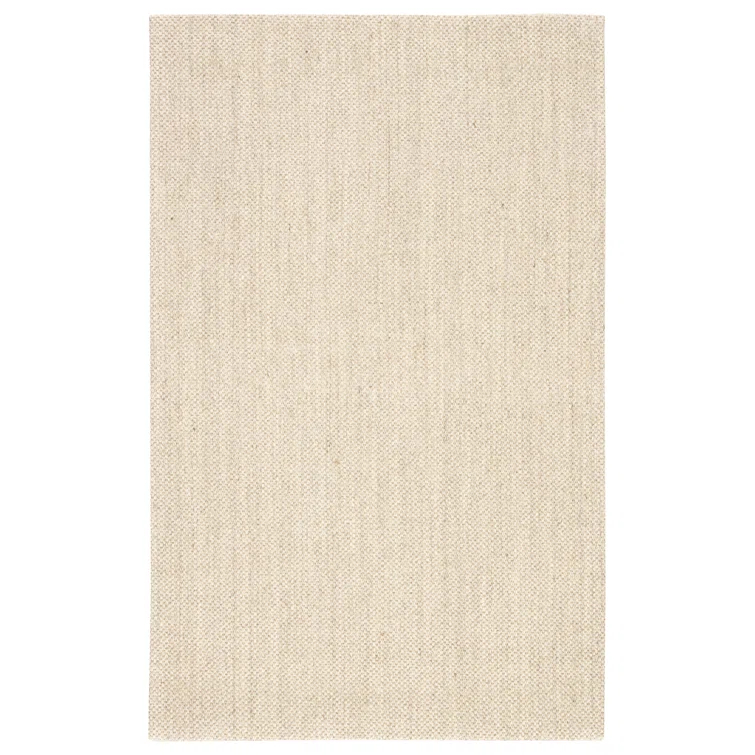 Jaipur Living Neutral 5x8 Area Rug, Solid, White/Taupe
