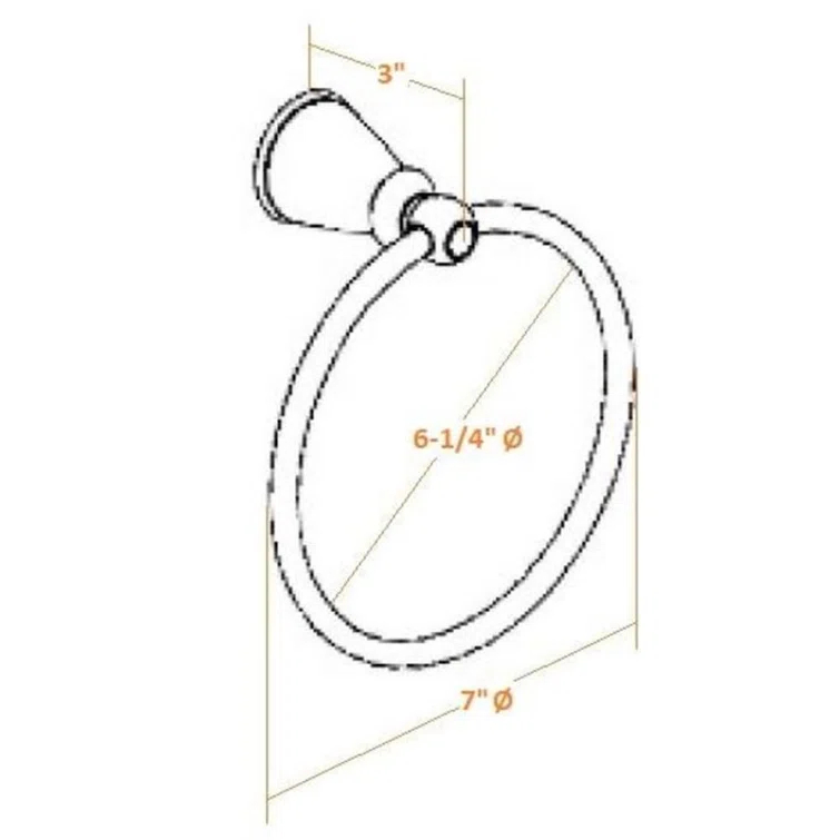 Design House Kassel Towel Ring Bathroom