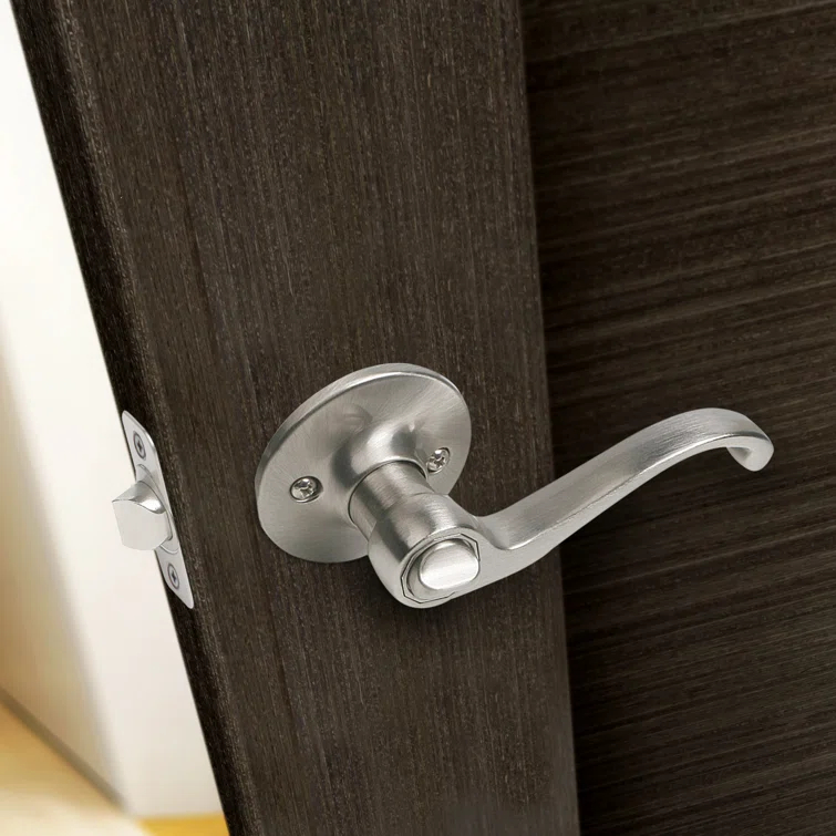 Scroll Privacy Bed/Bath Door Lever