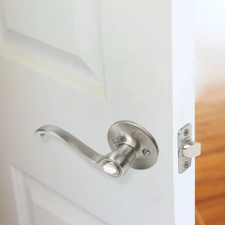 Scroll Privacy Bed/Bath Door Lever