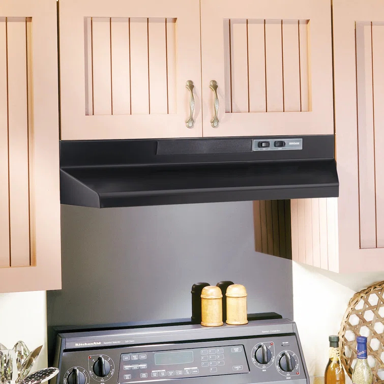 Broan NuTone Broan NuTone 24" Steel 190 CFM Convertible Under Cabinet Range Hood with Mesh Filter