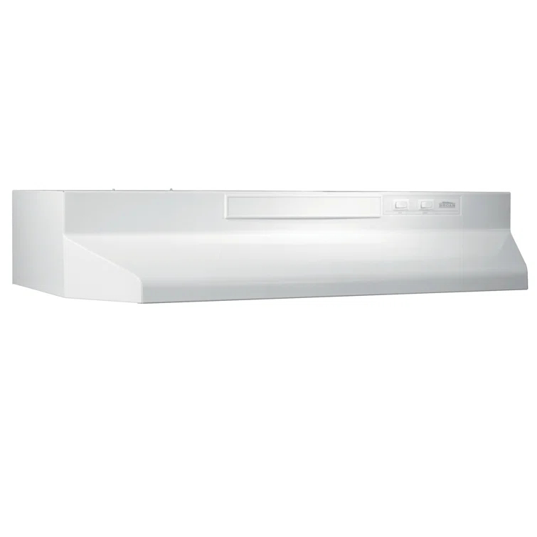 Broan NuTone 24" Steel 190 CFM Convertible Under Cabinet Range Hood with Mesh Filter