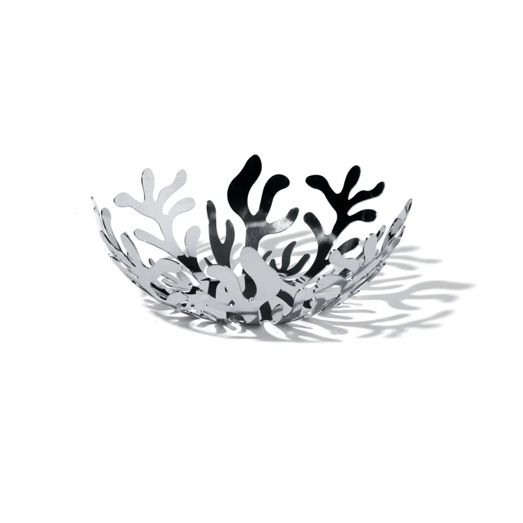 Alessi Mediterraneo Fruit Holder Stainless Steel / Cm 25 || Inch 9¾"