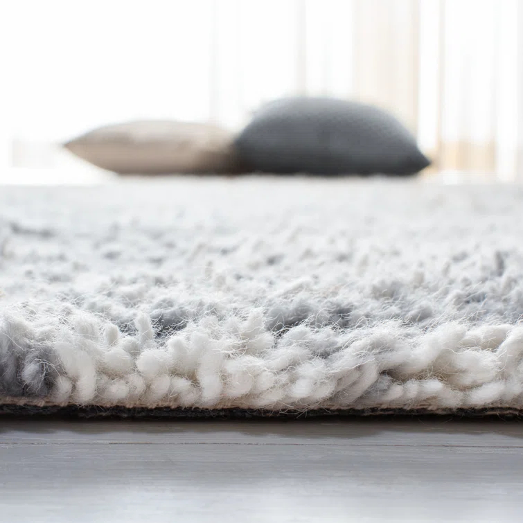 Powell Shag Hand Tufted Wool Southwestern Rug