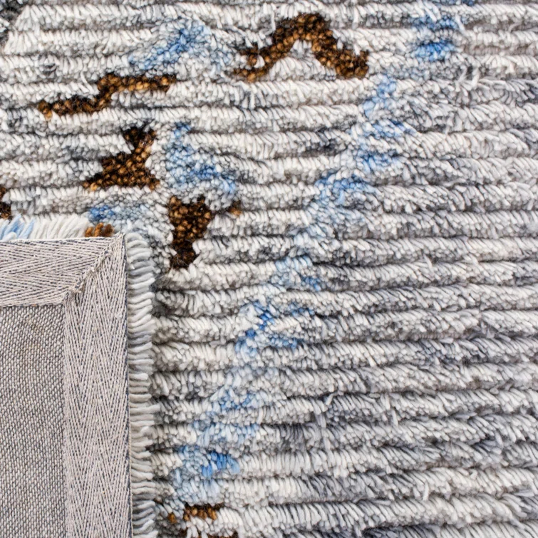 Powell Shag Hand Tufted Wool Southwestern Rug