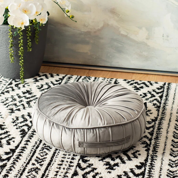Clary Buttons Throw Pillow