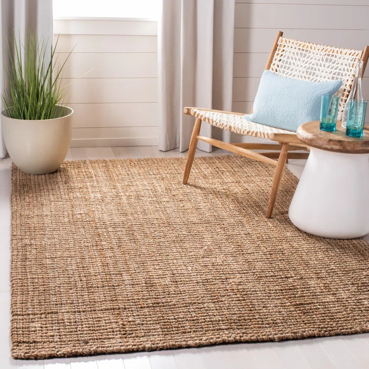 Martha Stewart Rugs Martha Stewart Hand Woven Jute Solid Color Rug