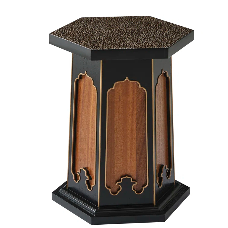Theodore Alexander Catherine Solid Wood End Table