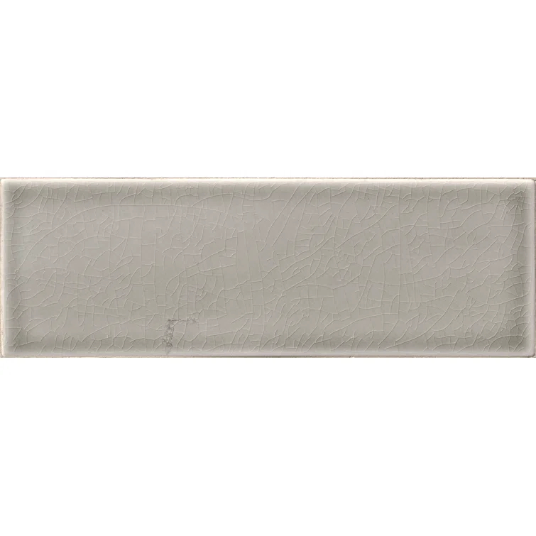 Glazed Handcrafted 4" x 12" Glossy Ceramic Subway Tile