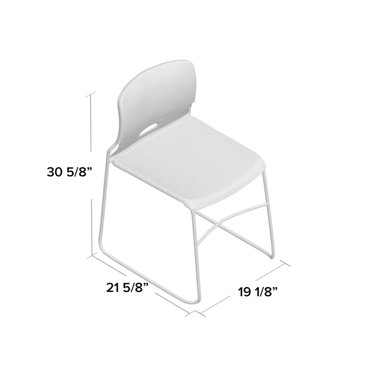 Olson Armless High Density Stackable Chair