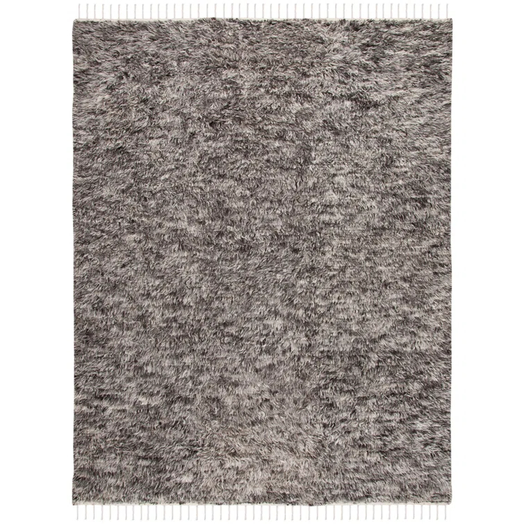 Aitkin Hand Woven Wool Solid Color Rug