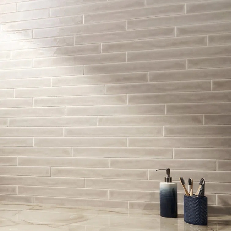 Capetown 2" x 20" Crackled Ceramic Subway Wall Tile (20 pieces/ 5.38 sq. ft./ Case)