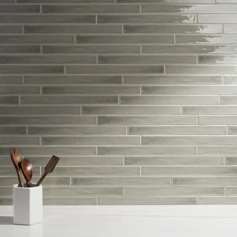 Capetown 2" x 20" Crackled Ceramic Subway Wall Tile (20 pieces/ 5.38 sq. ft./ Case)