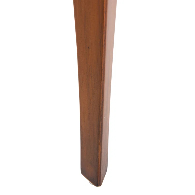 Brenton 56'' White and Light Brown Leather Bench