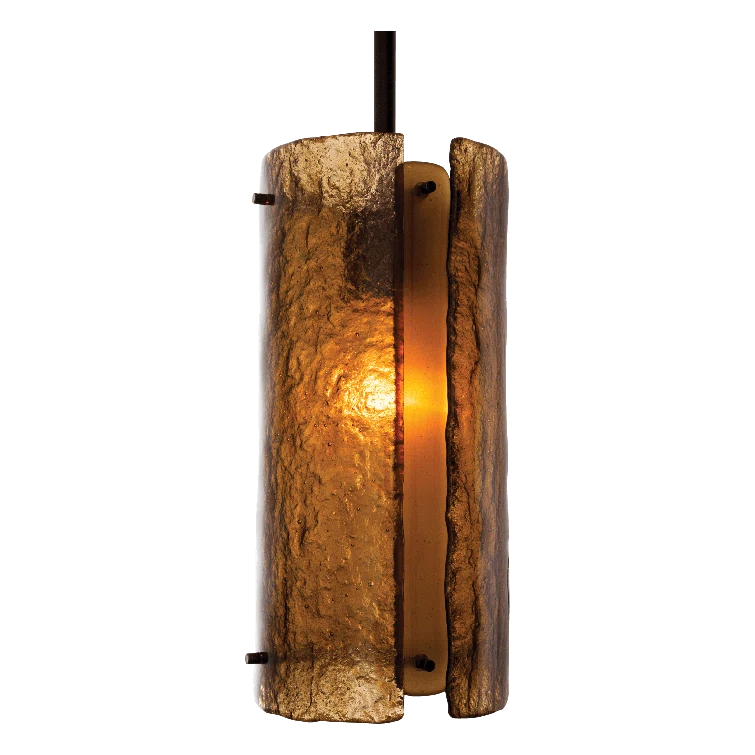 Textured Glass 1 - Light Single Pendant