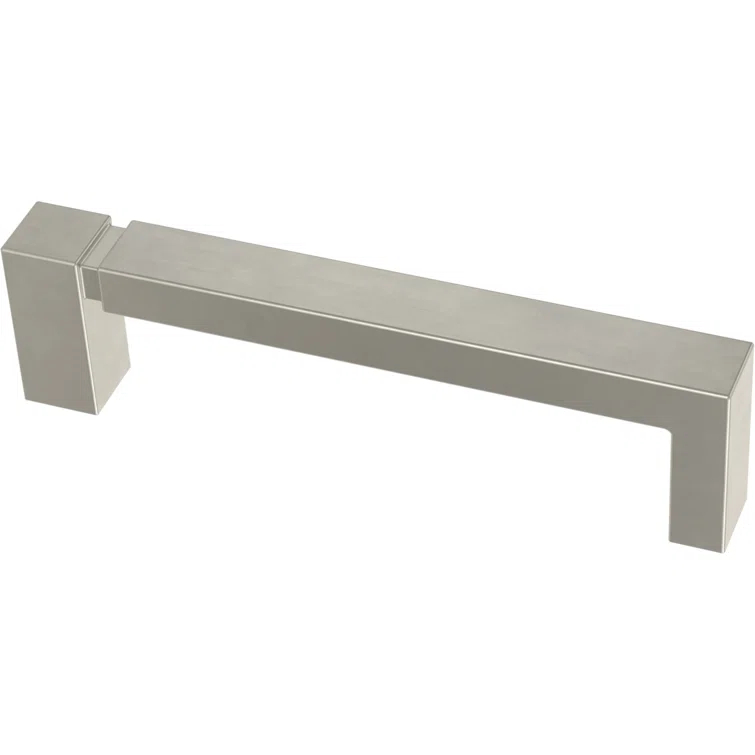 Asymmetric Notched Kitchen Cabinet or Furniture Drawer 3.75" Center Bar Pull Multipack
