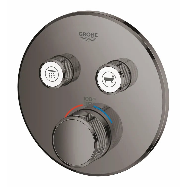 GROHE Grohtherm SmartControl Dual-Function Shower Thermostatic Valve Trim