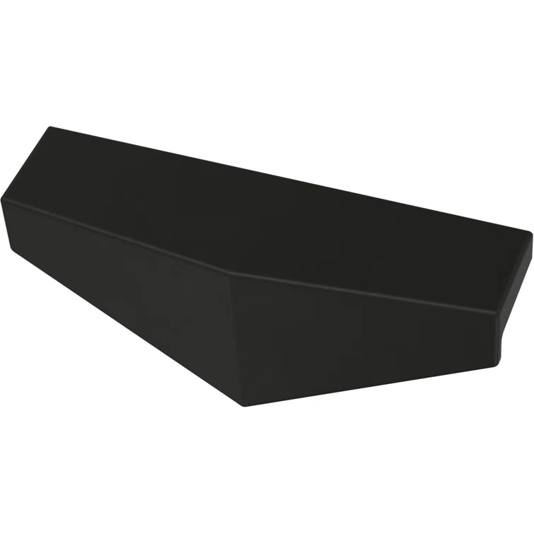 Half Diamond Dual Mount Kitchen Cabinet or Furniture Drawer 3" Center Finger Pull Multipack