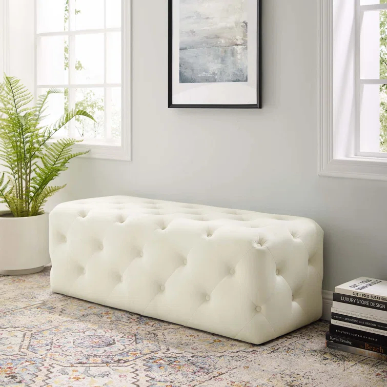 Modway Amour Tufted Button Entryway Bench