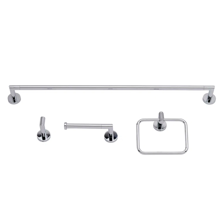 4 - Piece Bathroom Hardware Set