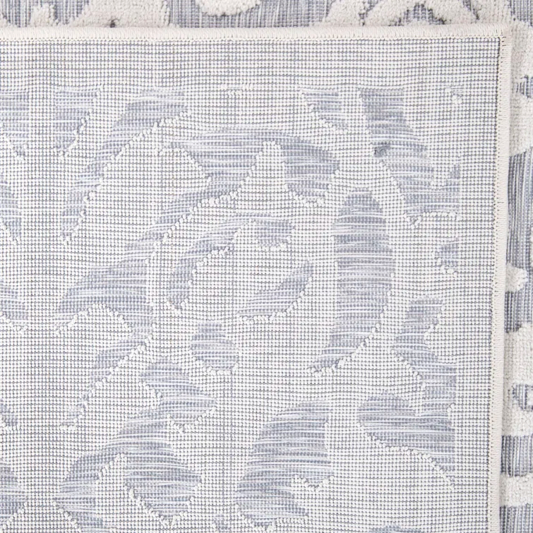 My Texas House Ladybird Natural Blue High Low Indoor Outdoor Rug