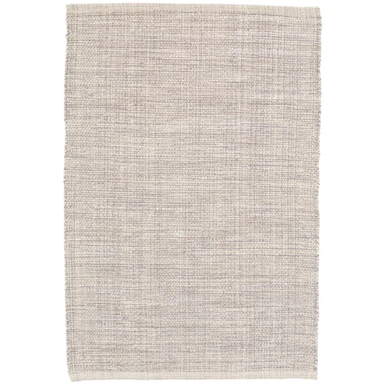 Marled Grey Handwoven Cotton Rug